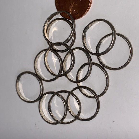 Sterling Silver Plain Band Ring, Size 3 1/4 - Picture 3 of 6